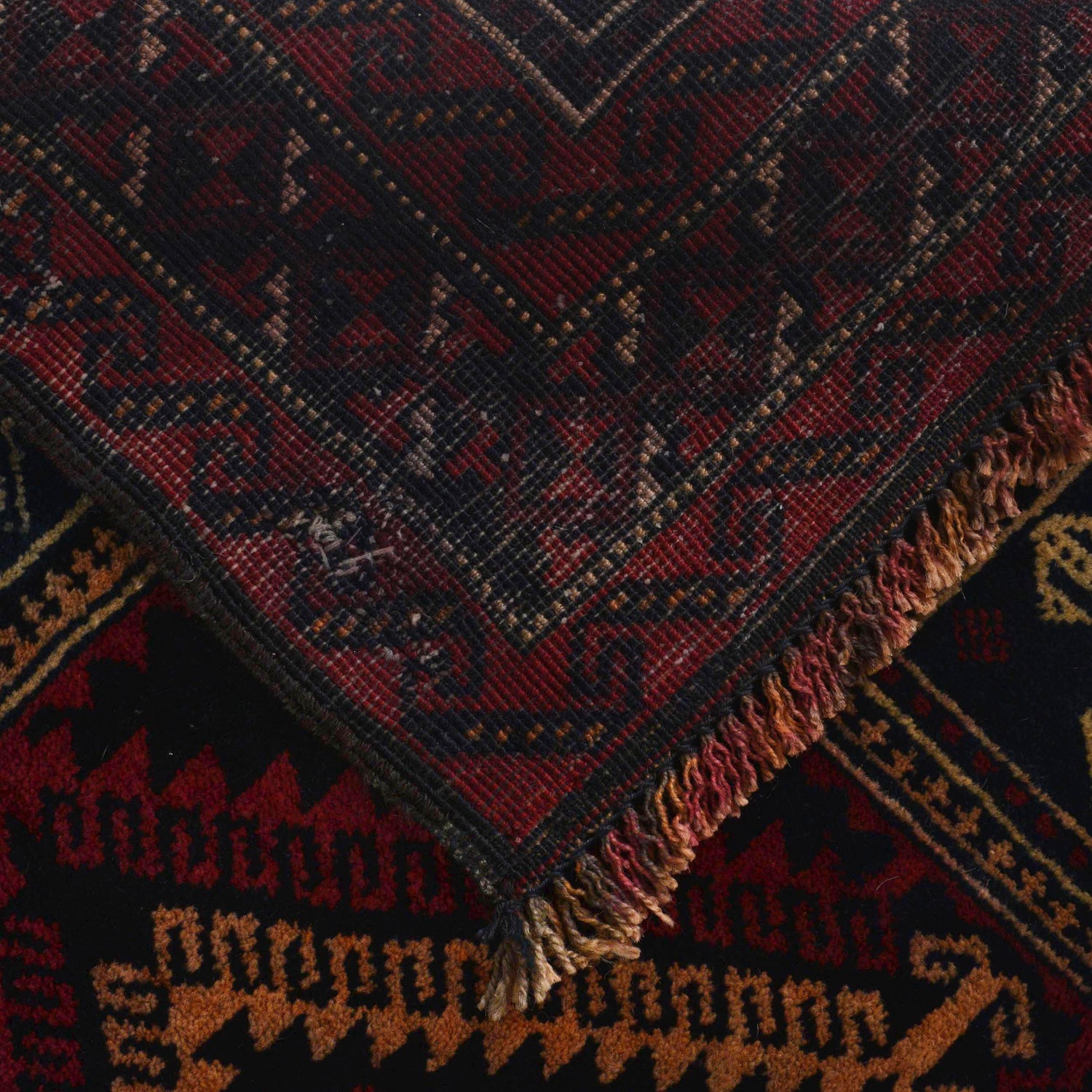 Baluchi Rug Handmade Multi Prayer Design 3x5 ft