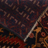 Baluchi Rug Handmade Multi Geometric 3x5 ft