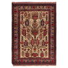 Baluchi Rug Handmade Multi Geometric 3x5 ft