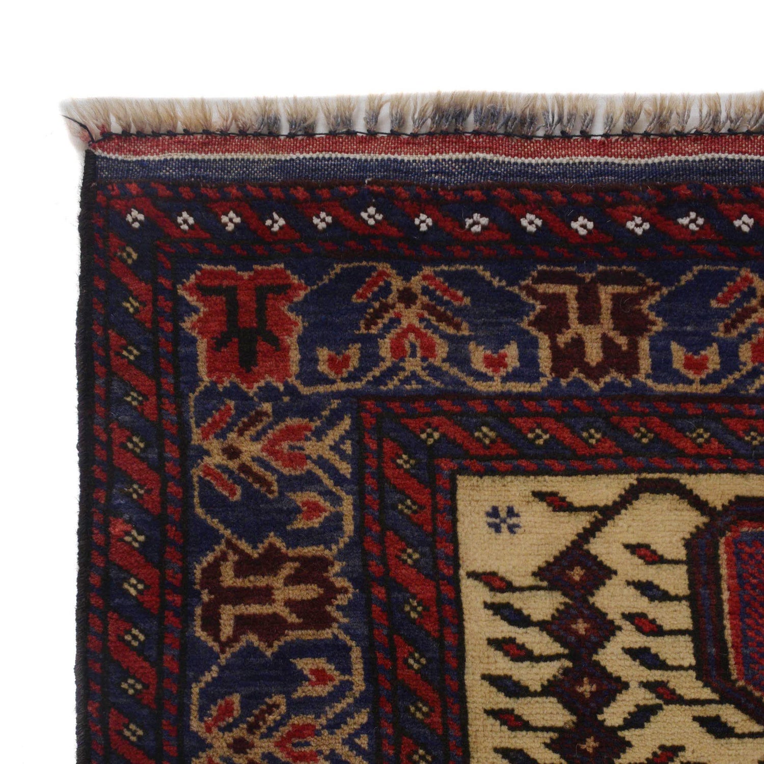Baluchi Rug Handmade Multi Geometric 3x5 ft