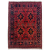 Khal Mohammadi Rug Handmade Red 3x5 ft