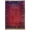 Baluchi Rug Handmade Red Geometric 2x4 ft
