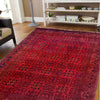Khal Mohammadi Rug Handmade Red 4x7 ft