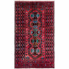 Baluchi Rug Handmade Multi Geometric 4x6 ft