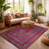 Baluchi Rug Handmade Multi Floral 4x6 ft