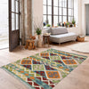 Handmade Multi Kilim Geometric 2x4 ft