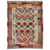 Handmade Multi Kilim Geometric 4x7 ft