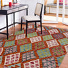 Handmade Multi Kilim Geometric 2x4 ft
