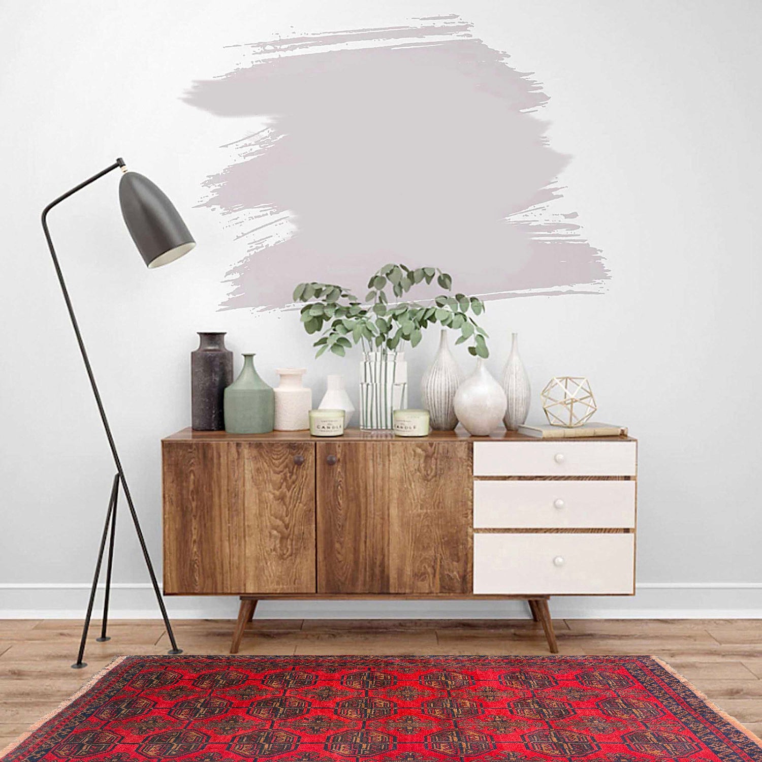 Baluchi Rug Handmade Multi Geometric 3x5 ft