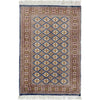 Jaldar Area Rug Handmade Multi Floral 4x6 ft
