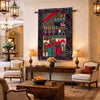 Pictorial Rug Handmade Multi Design