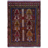 Baluchi Rug Handmade Multi Geometric 3x5 ft