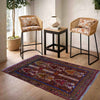Baluchi Rug Handmade Multi Geometric 3x5 ft