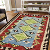 Handmade Multi Kilim Geometric 4x7 ft