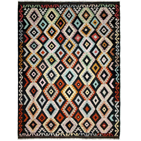 Handmade Multi Kilim Geometric 7x10 ft