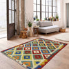Handmade Multi Kilim Geometric 2x4 ft