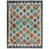 Handmade Multi Kilim Geometric 4x7 ft