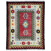 Handmade Multi Kilim Geometric 4x7 ft