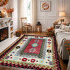 Handmade Multi Kilim Geometric 4x7 ft