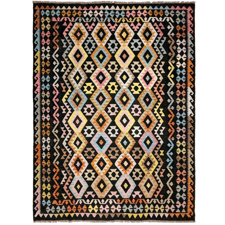 Handmade Multi Kilim Geometric 7x10 ft