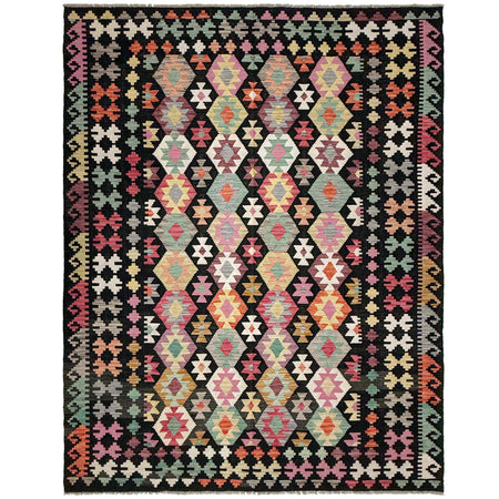 Handmade Multi Kilim Geometric 7x10 ft