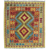 Handmade Multi Kilim Geometric 3x5 ft