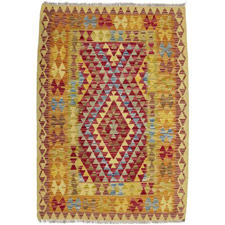Handmade Multi Kilim Geometric 3x5 ft