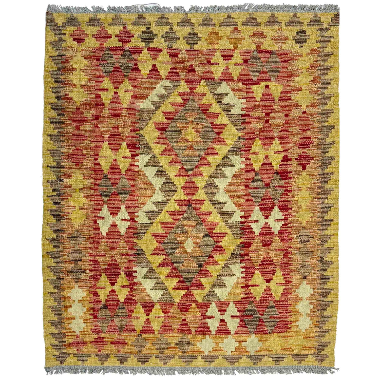 Handmade Multi Kilim Geometric 3x5 ft