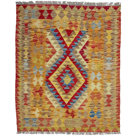 Handmade Multi Kilim Geometric 3x5 ft