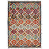 Handmade Multi Kilim Geometric 5x8 ft