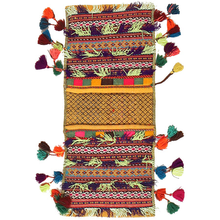 Saddle Bag Handmade Multi Floral 2x3 ft