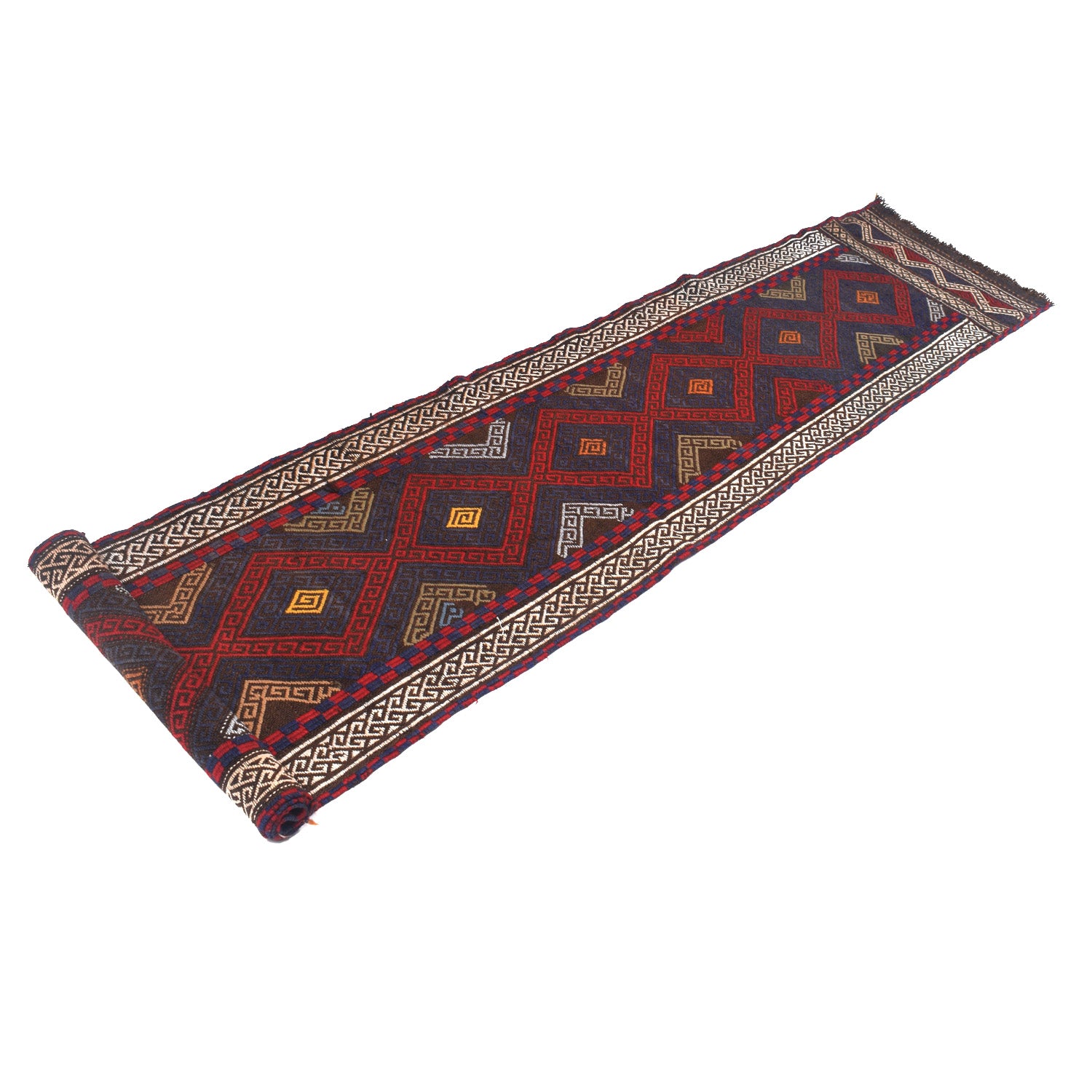 Suzuni Kilim Runner Handmade Multi 10' Runner