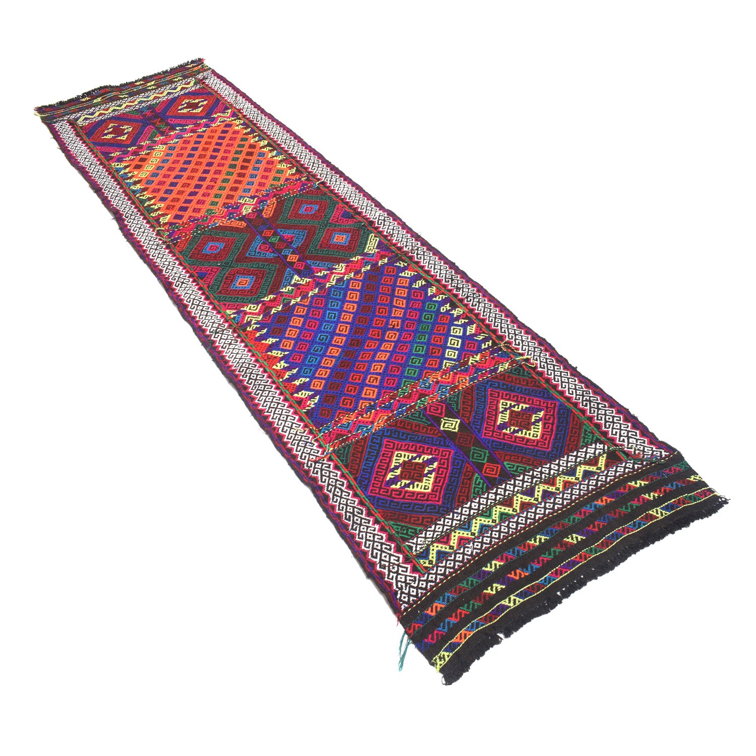Suzuni Kilim Runner Handmade Multi 8' Runner