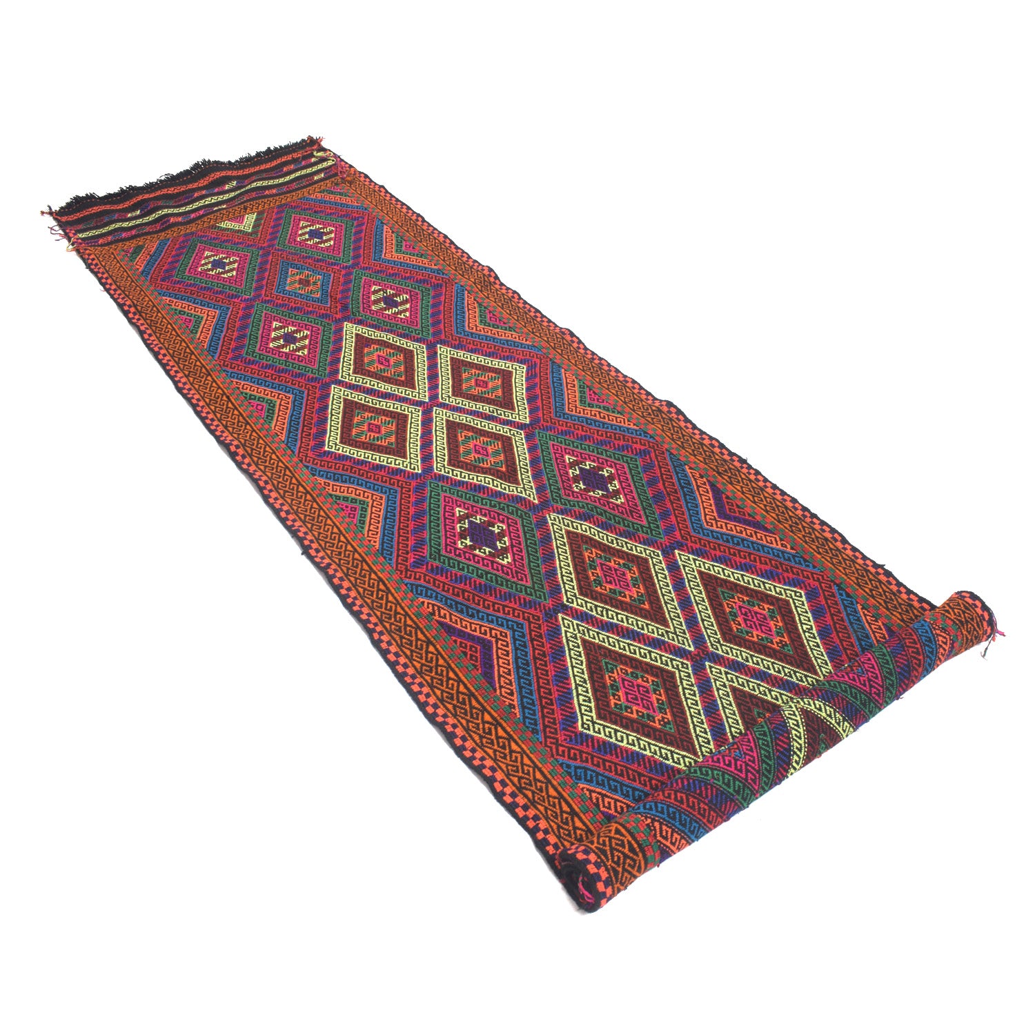 Suzuni Kilim Runner Handmade Multi 10' Runner