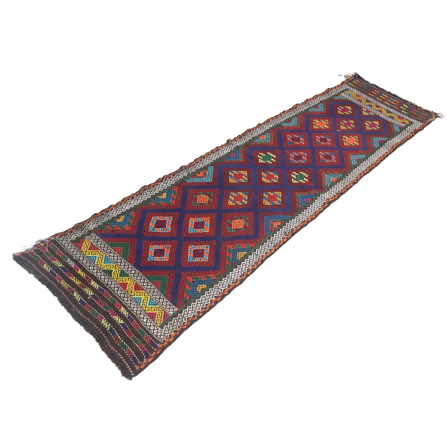 Suzuni Kilim Runner Handmade Multi 8' Runner