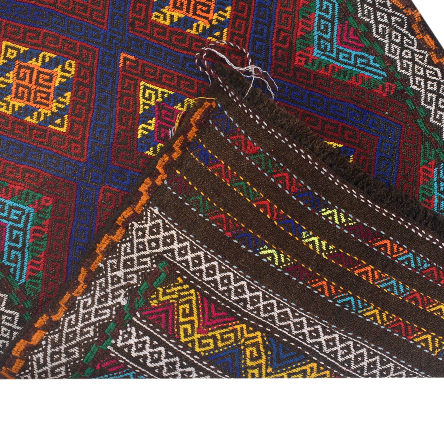 Suzuni Kilim Runner Handmade Multi 8' Runner