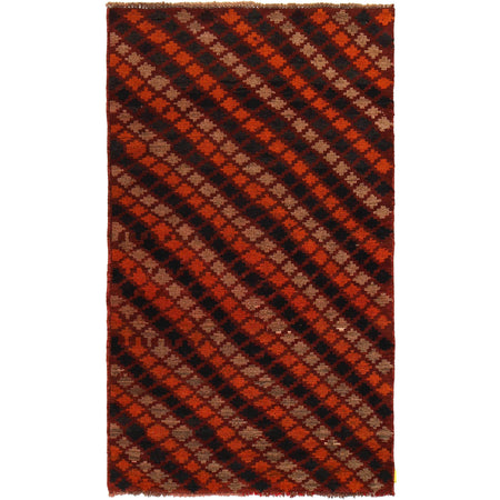 Baluchi Rug Handmade Multi Geometric 4x6 ft