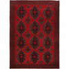 Baluchi Rug Handmade Deep Red Geometric 10x13 ft