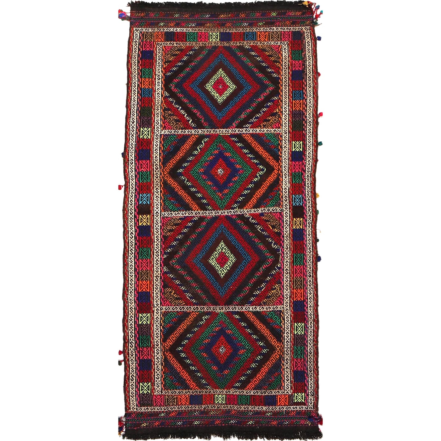 Suzuni Kilim Runner Handmade Multi 5' Runner
