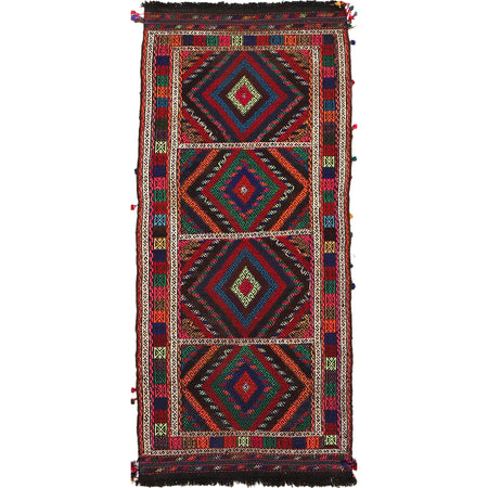 Suzuni Kilim Runner Handmade Multi 5' Runner