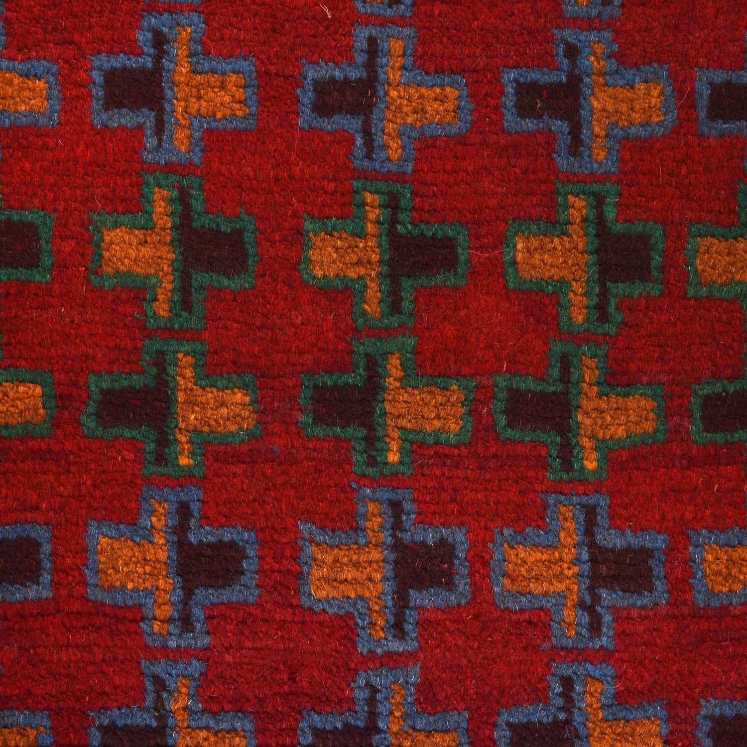 Baluchi Runner Rug Handmade Red 8' Runner