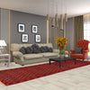 Baluchi Runner Rug Handmade Red 8' Runner