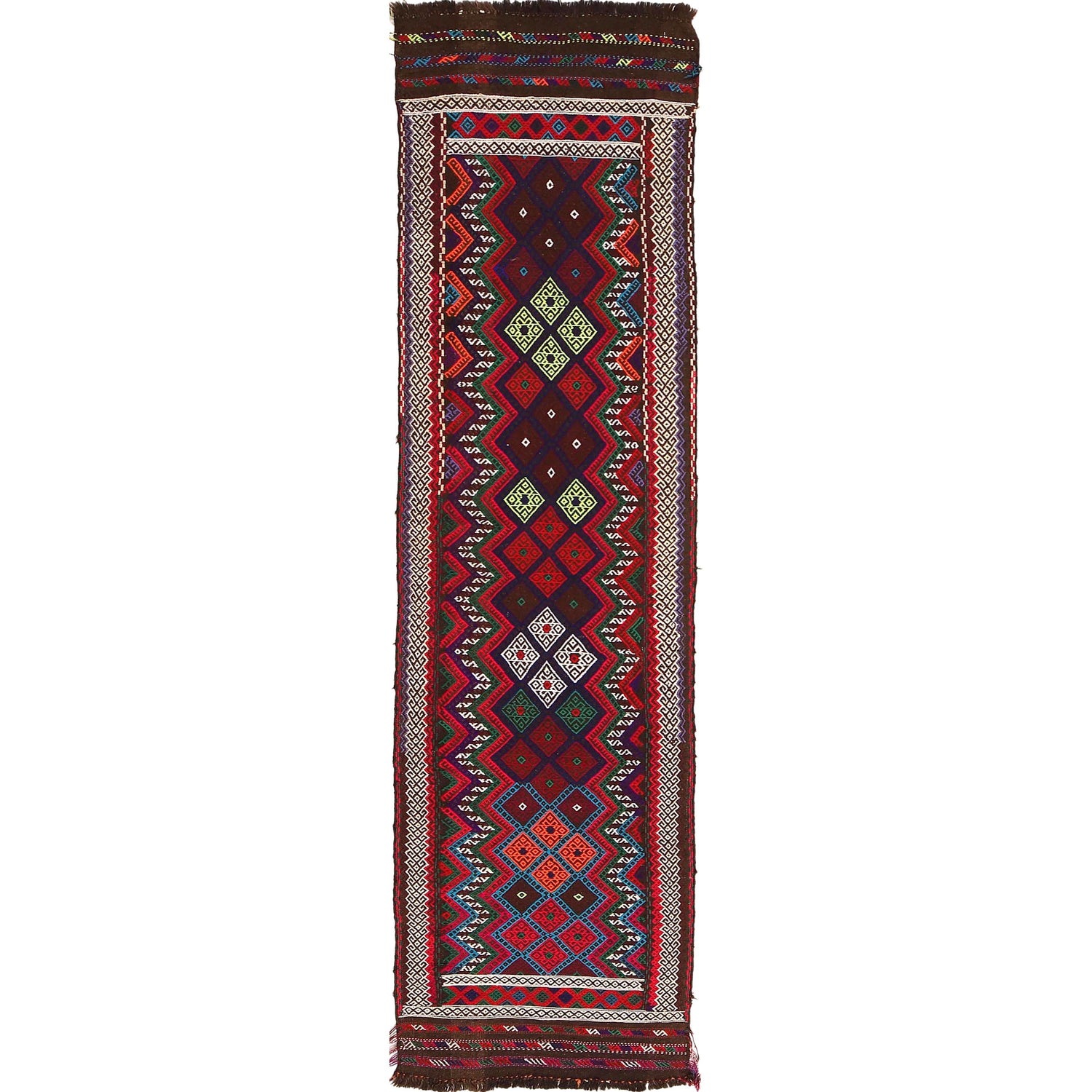 Suzuni Kilim Runner Handmade Multi 8' Runner