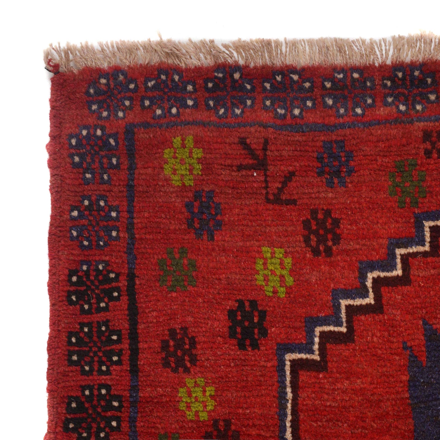 Baluchi Runner Rug Handmade Red 10' Runner