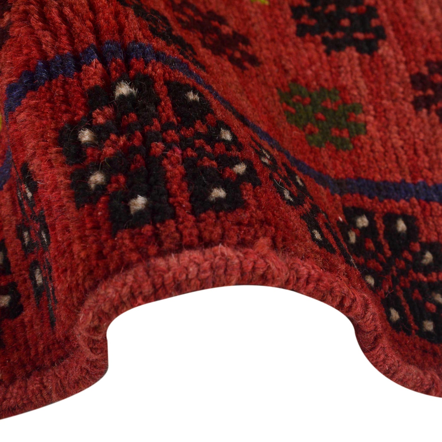 Baluchi Runner Rug Handmade Red 10' Runner