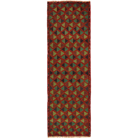 Baluchi Runner Rug Handmade Red 6' Runner
