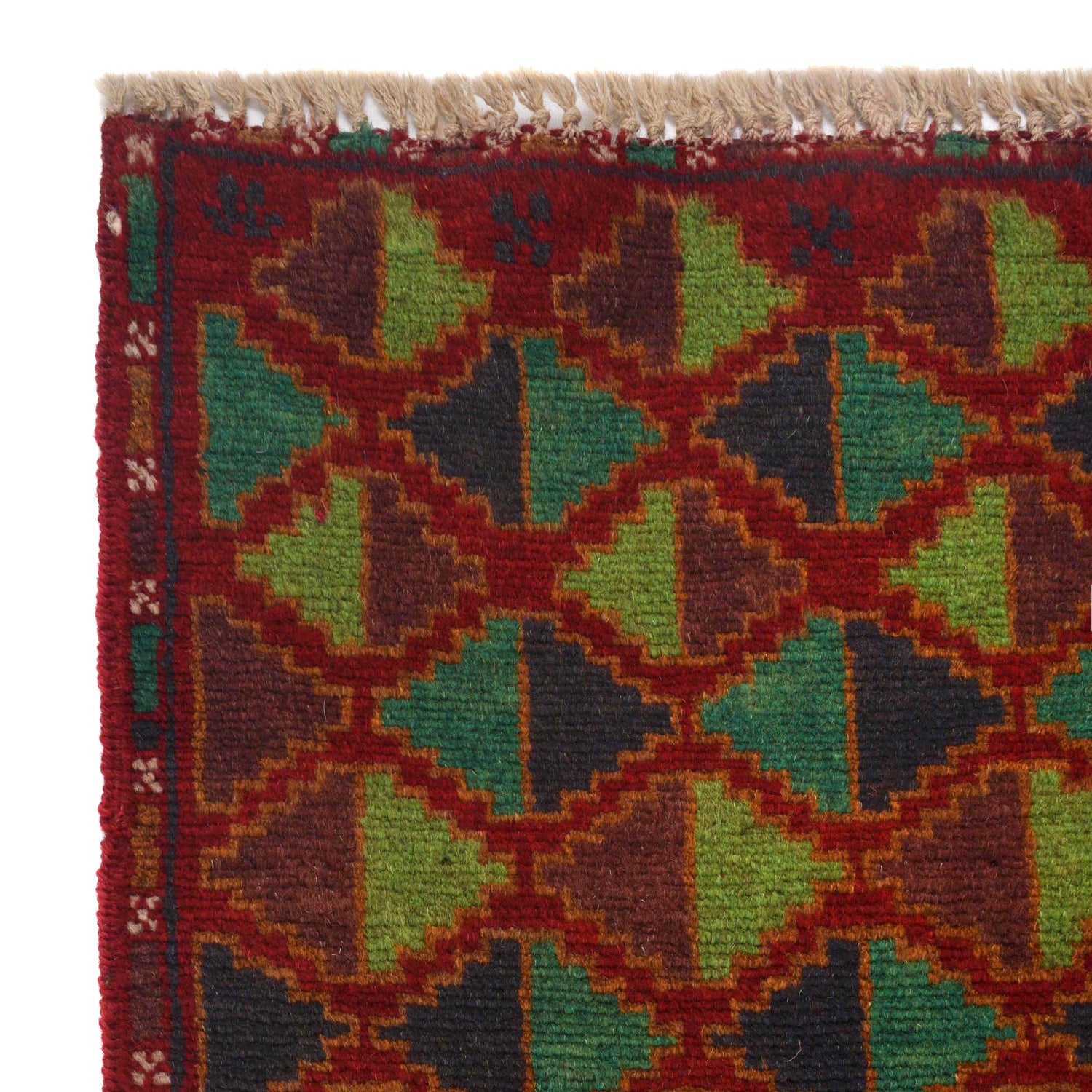 Baluchi Runner Rug Handmade Red 6' Runner