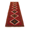 Baluchi Runner Rug Handmade Red 10' Runner