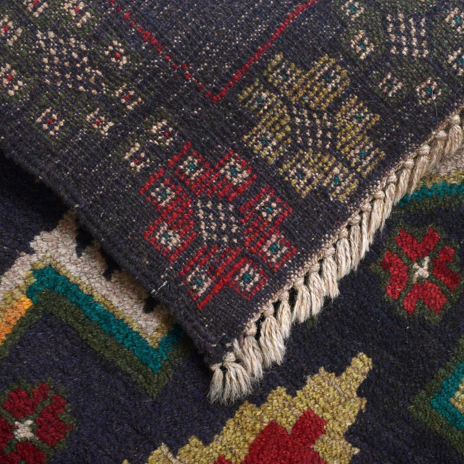 Baluchi Runner Rug Handmade Multi 8' Runner