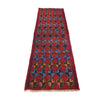 Baluchi Runner Rug Handmade Red 8' Runner
